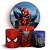 KIT Redondo e Trio - Homen Aranha - Sublimado 3D - Imagem 1