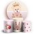 KIT Redondo e Trio - Princesa Ursinha - Sublimado 3D - Imagem 1