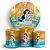 KIT Redondo e Trio - Princesa Jasmine - Sublimado 3D - Imagem 1