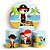 KIT Redondo e Trio - Pirata - Sublimado 3D - Imagem 1