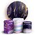 KIT Redondo e Trio - Marmore Glitter Roxo - Sublimado 3D - Imagem 1
