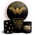 KIT Redondo e Trio - Mulher Maravilha Glitter - Sublimado 3D - Imagem 1
