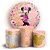KIT Redondo e Trio - Minnie - Sublimado 3D - Imagem 1