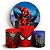 KIT Redondo e Trio - Homem Aranha - Sublimado 3D - Imagem 1