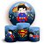 KIT Redondo e Trio - Superman Cute - Sublimado 3D - Imagem 1