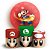 KIT Redondo e Trio - Super Mario - Sublimado 3D - Imagem 1