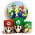 KIT Redondo e Trio - Super Mario - Sublimado 3D - Imagem 1