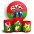 KIT Redondo e Trio - Super Mario - Sublimado 3D - Imagem 1