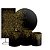 KIT Redondo Trio e Faixa - Glitter Preto Dourado - Sublimado 3D - Imagem 1