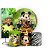 KIT Redondo Trio e Faixa - Mickey Safari - Sublimado 3D - Imagem 1