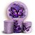 KIT Redondo e Trio - Borboleta Roxa - Sublimado 3D - Imagem 1