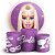 KIT Redondo e Trio - Barbie - Sublimado 3D - Imagem 1