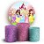 KIT Redondo e Trio - Princesas - Sublimado 3D - Imagem 1