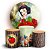 KIT Redondo e Trio - Branca de Neve - Sublimado 3D - Imagem 1