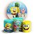 KIT Redondo e Trio - Bob Esponja - Sublimado 3D - Imagem 1