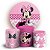 KIT Redondo e Trio - Minnie - Sublimado 3D - Imagem 1