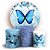 KIT Redondo e Trio - Borboleta - Sublimado 3D - Imagem 1