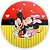Painel Redondo - Mickey e Minnie - Sublimado 3D - Imagem 1