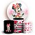 KIT Redondo e Trio - Minnie Vermelha - Sublimado 3D - Imagem 1