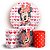 KIT Redondo e Trio - Minnie Vermelha - Sublimado 3D - Imagem 1