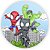Painel Redondo - Spider Man - Sublimado 3D - Imagem 1