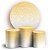KIT Redondo e Trio - Glitter Dourado Branco - Sublimado 3D - Imagem 1