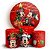 KIT Redondo e Trio - Mickey e Minnie Natal - Sublimado 3D - Imagem 1