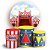 KIT Redondo e Trio - Circo - Sublimado 3D - Imagem 1