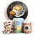KIT Redondo e Trio - Cafe - Sublimado 3D - Imagem 1