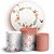 KIT Redondo e Trio - Floral Glitter - Sublimado 3D - Imagem 1