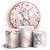 KIT Redondo e Trio - Elefantinho Rosa - Sublimado 3D - Imagem 1