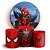 KIT Redondo e Trio - Homem Aranha - Sublimado 3D - Imagem 1