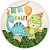 Painel Redondo - Dino Baby - Sublimado 3D - Imagem 1