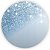Painel Redondo - Gliitter Azul Borboleta - Sublimado 3D - Imagem 1