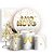 KIT Redondo Trio e Faixa - Ano Novo Natal - Sublimado 3D - Imagem 1