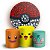 KIT Redondo e Trio - Pokemon - Sublimado 3D - Imagem 1