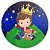 Painel Redondo - Pequeno Principe - Sublimado 3D - Imagem 1