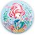 Painel Redondo - Ariel Aquarela - Sublimado 3D - Imagem 1