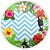 Mini Painel - Tropical Azul - Sublimado 3D - Imagem 1