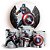 KIT Redondo e Trio - Capitão America - Sublimado 3D - Imagem 1