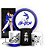 KIT Redondo Trio e Faixa - Jiu Jitsu - Sublimado 3D - Imagem 1