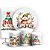 KIT Redondo Trio e Faixa - Natal Ano Novo - Sublimado 3D - Imagem 1