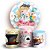 KIT Redondo e Trio - Alice Pais Das Maravilhas  Baby - Sublimado 3D - Imagem 1