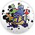 Painel Redondo - Rainbow Friends - Sublimado 3D - Imagem 1