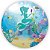 Painel Redondo - Sereia - Sublimado 3D - Imagem 1