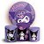 KIT Redondo e Trio - Kuromi Lilas - Sublimado 3D - Imagem 1