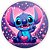 Painel Redondo - Lilo e Stitch - Sublimado 3D - Imagem 1