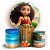 KIT Redondo e Trio - Moana Baby - Sublimado 3D - Imagem 1