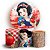 KIT Redondo e Trio - Branca De Neve - Sublimado 3D - Imagem 1