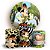 KIT Redondo e Trio - Minnie Safari - Sublimado 3D - Imagem 1